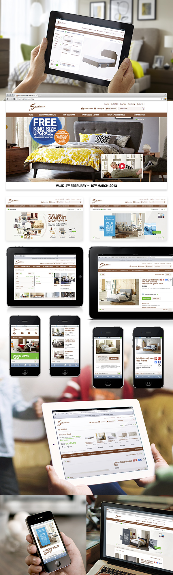 Snooze Responsive Project Winner 2013 Melbourne Design Awards