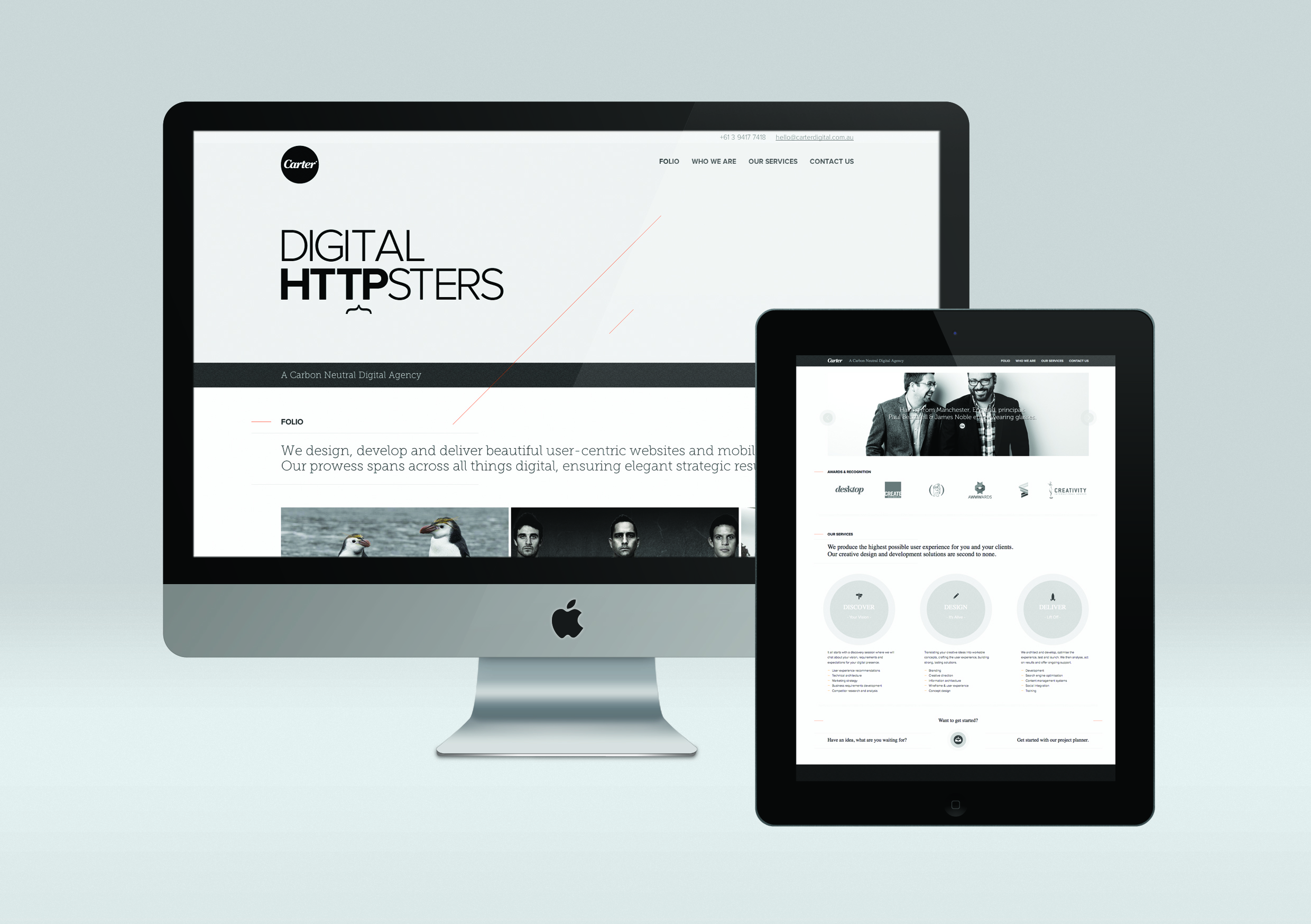 Carter Digital Website - 2012 Melbourne Design Awards