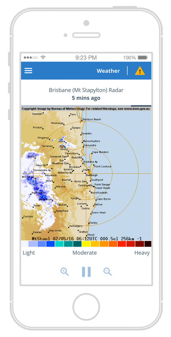 Bom Weather App Gold Winner Driven X Design