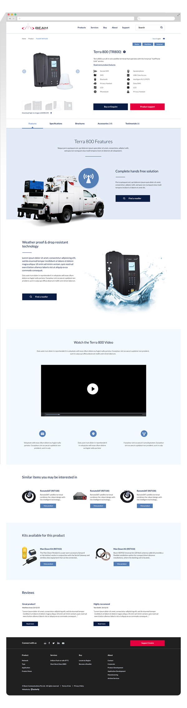 Beam Communication Beam Communications website