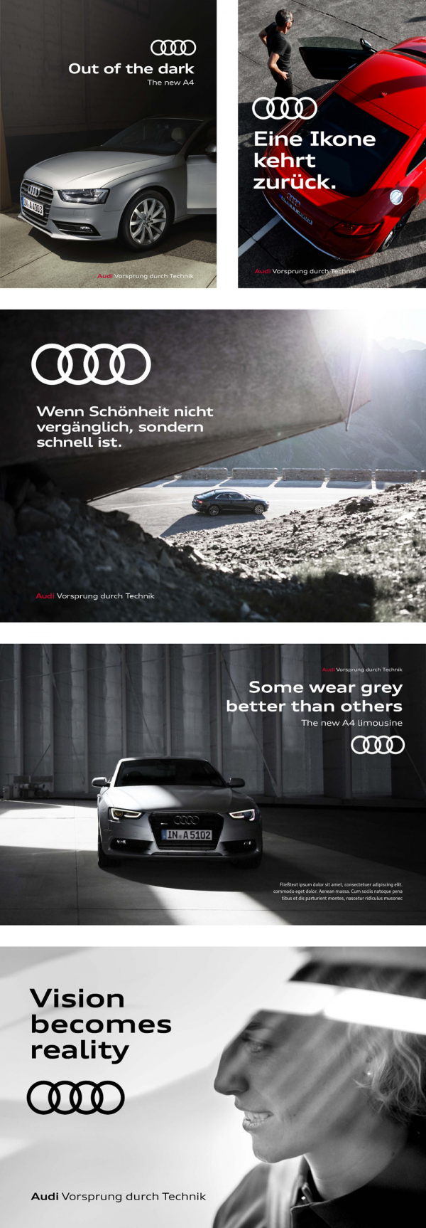 Audi New Corporate Design Silver Winner 17 Berlin Design Awards