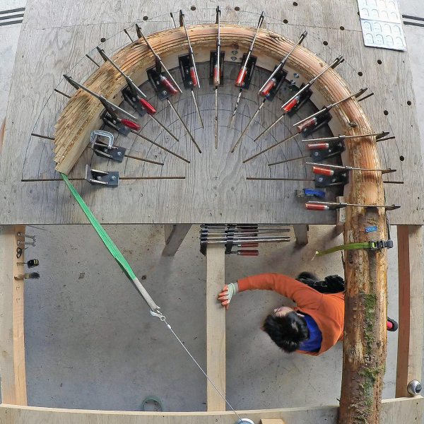 The Eco Bend SteamLam Tree Log Silver Winner NOW Design Spotlight