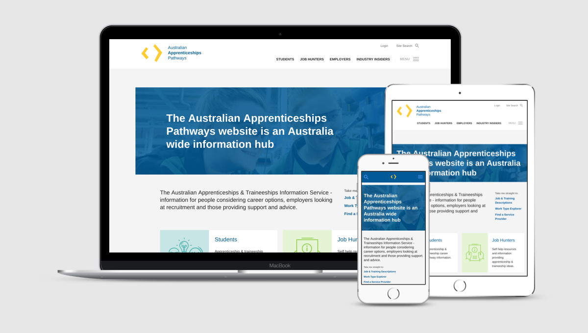 Australian Apprenticeships Pathways website