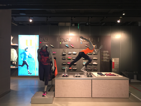 New balance shop store design