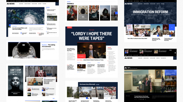 NBC News - Gold Winner - 2018 New York Design Awards