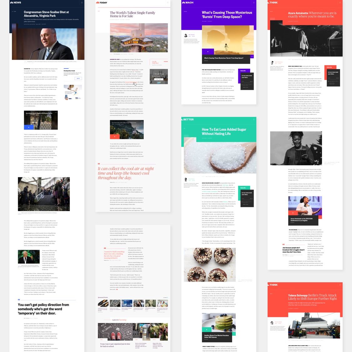 NBC News - Gold Winner - 2018 New York Design Awards