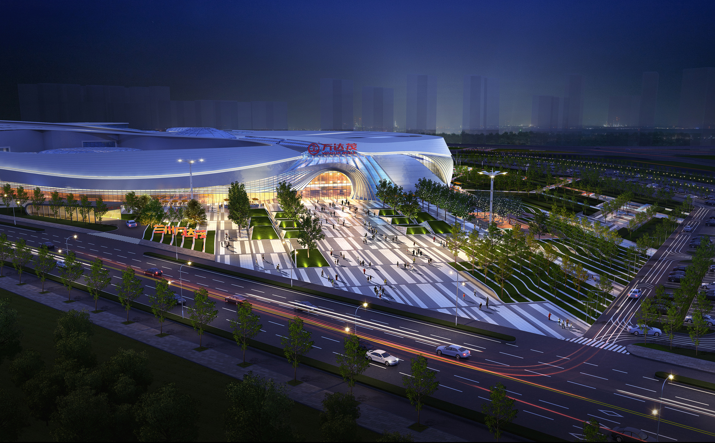 Lanzhou Wanda Mall Landscape Design - Silver Winner - LONDON Design ...