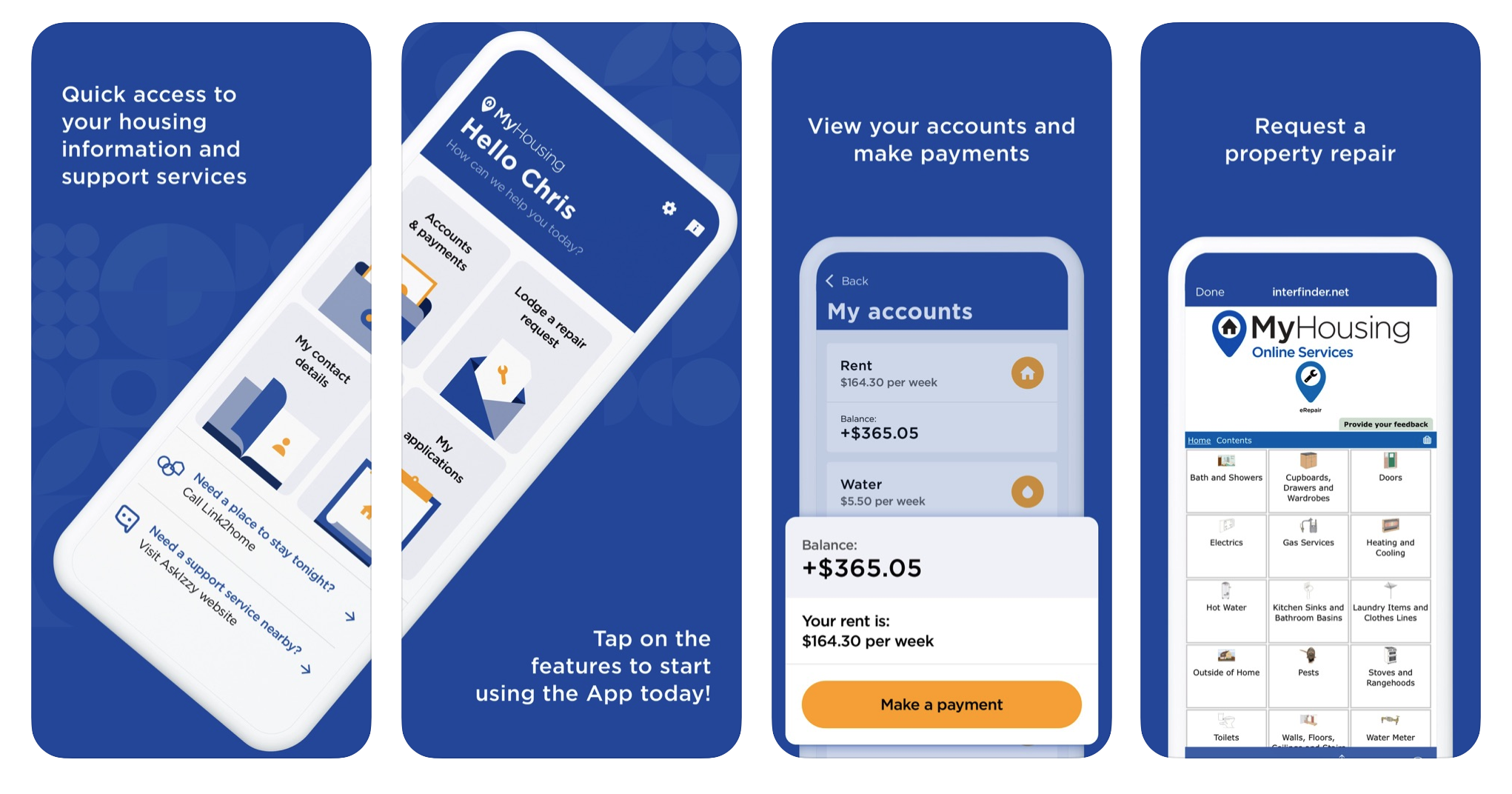 Department of Communities and Justice MyHousing Applications Gold