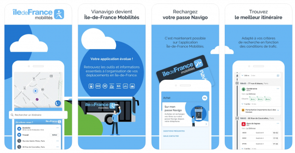 Application Ile De France Mobilites Gold Winner Paris Design Awards 2021