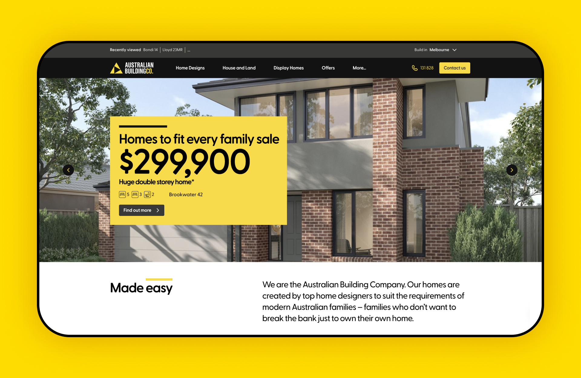 ABC Homes Website Creation