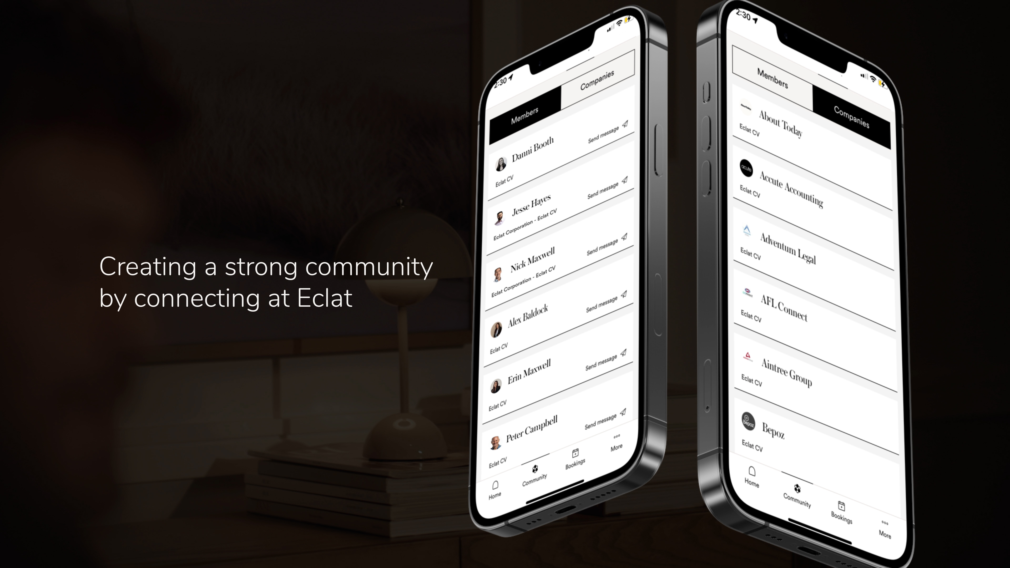 Eclat x Exo Digital - Hospitality Infused Workspace APP