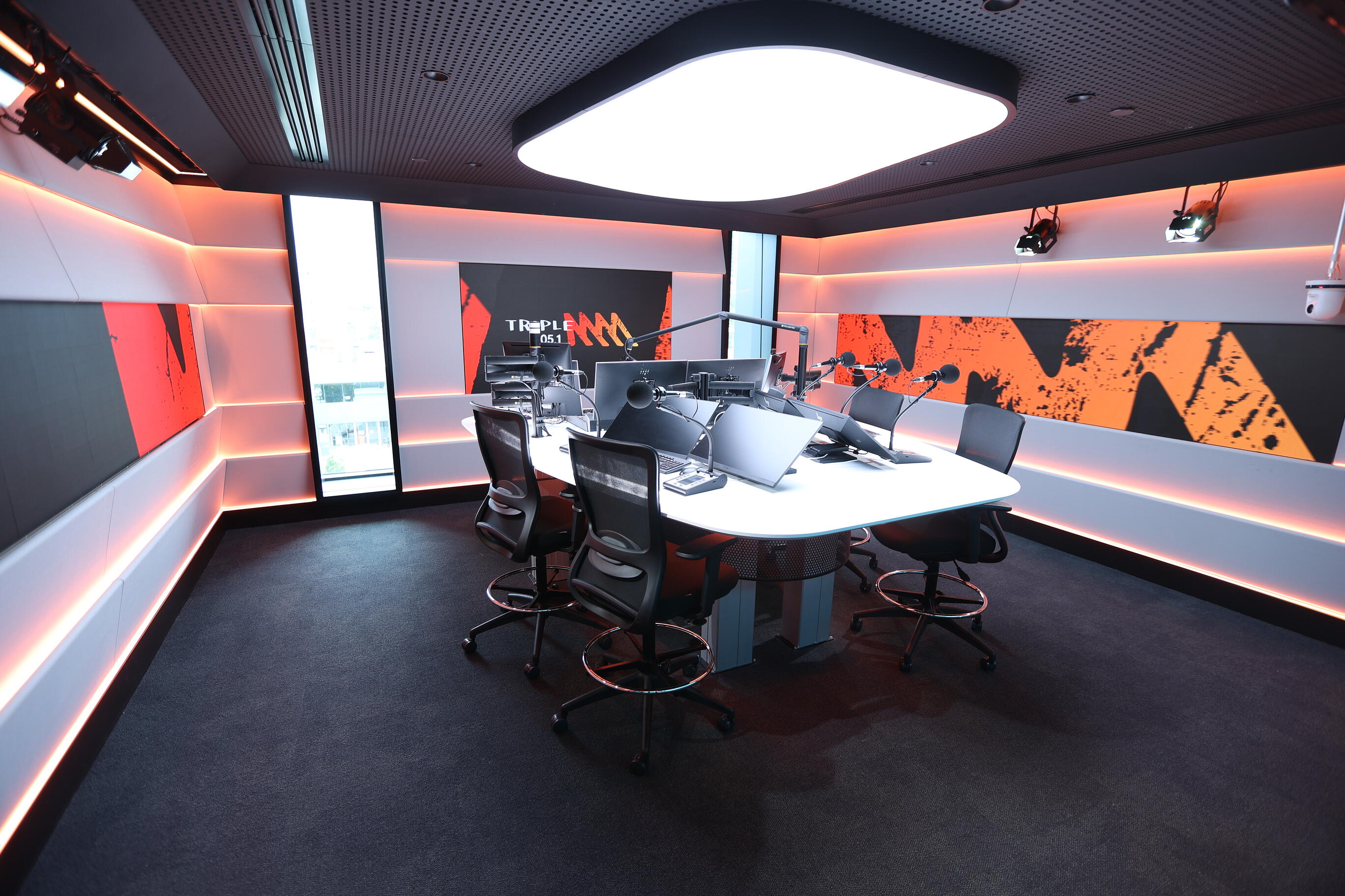 Southern Cross Austereo (SCA) Broadcasting Studios