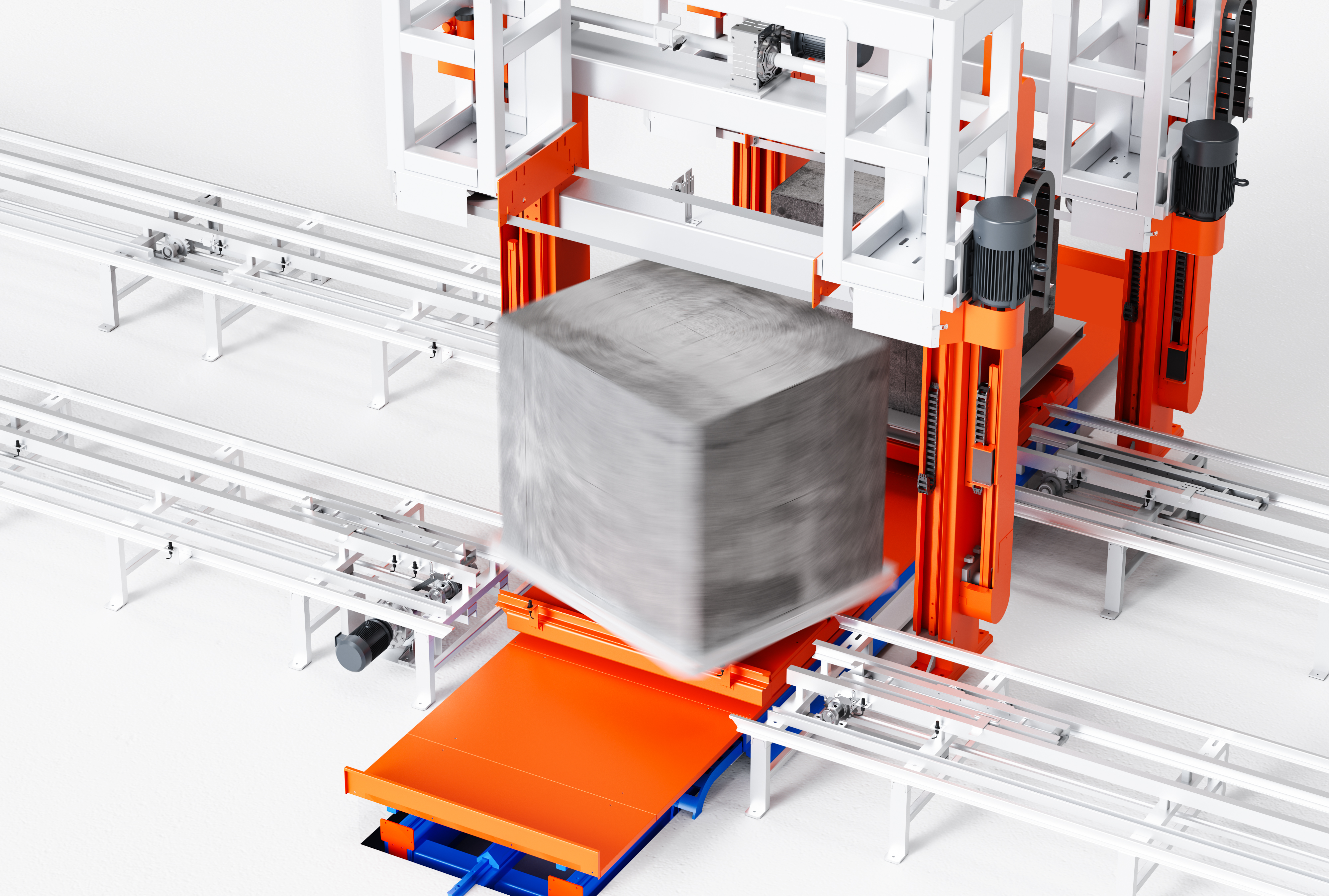 Two way gantry vertical cutting machine (high-precision, with rotation)
