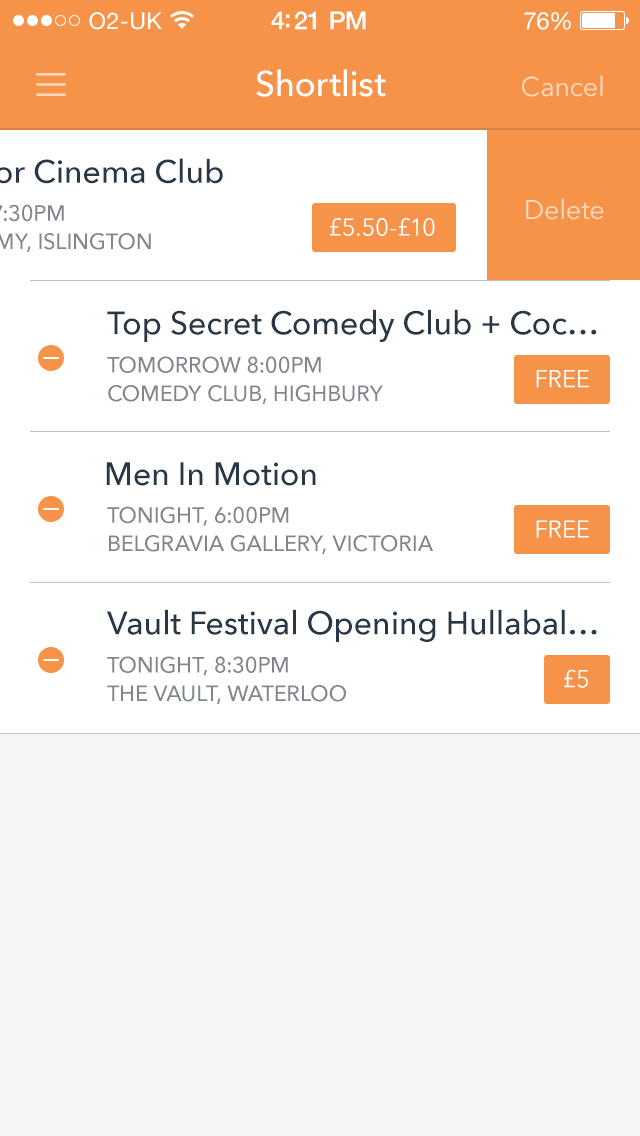 Frugl - New Events Discovery App for Users on a Budget
