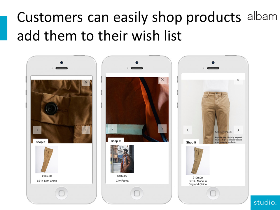 Albam Clothing - Mobile App solution