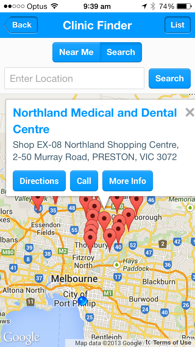 Northern Melbourne Medicare Local GP Finder