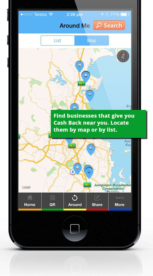 The Cash Back App - Gold Winner - 2015 [app] design awards ASIA